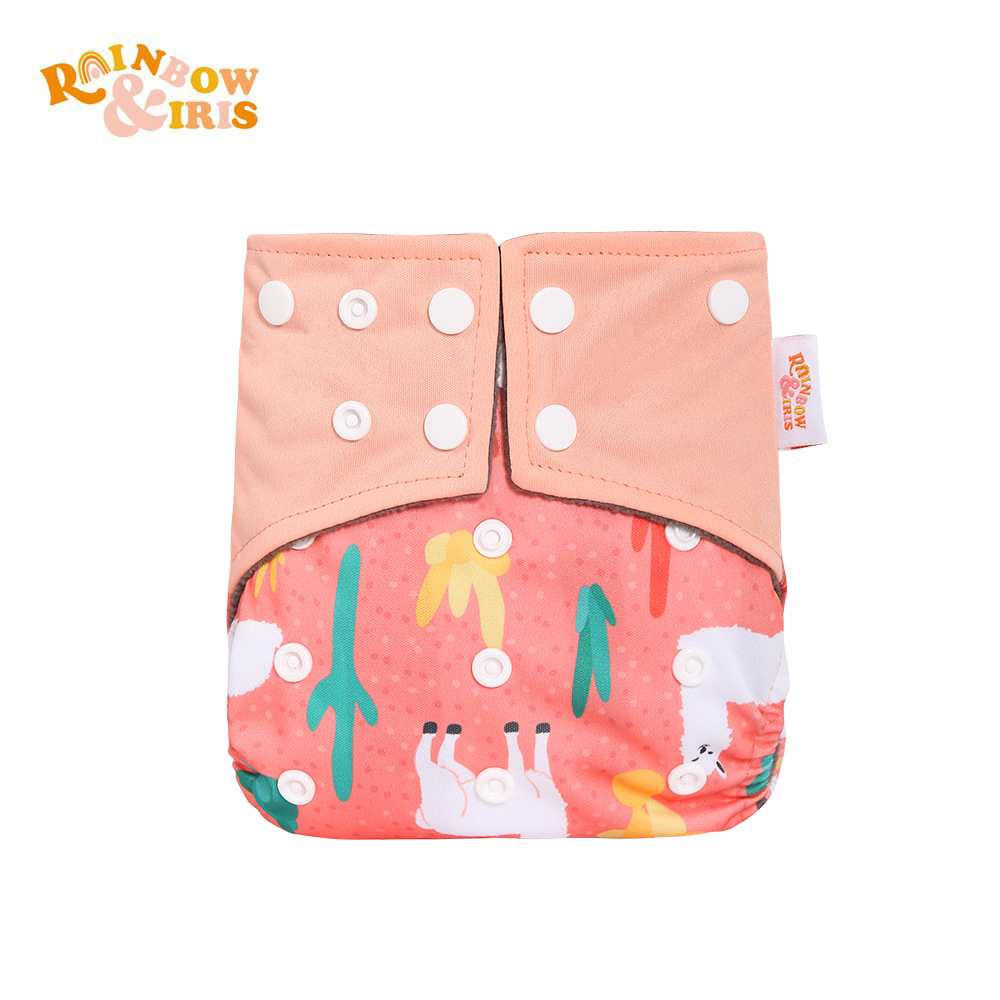 INS impresión digital de estilo occidental pañales de carbón de bambú pantalones de entrenamiento de fugas a prueba de agua anti-lado transfronterizo en stock pañal de tela