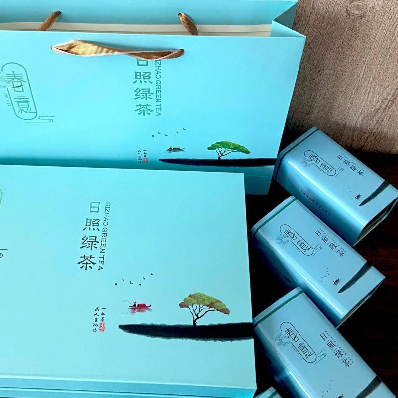 日照绿茶新茶绿茶礼盒茶叶送礼绿茶香浓型散装