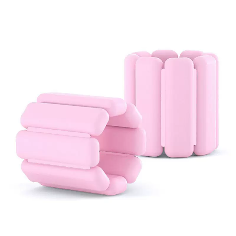 跨境专供硅胶负重手环2磅可拆卸游泳跑步健身能量手环脚腕带重力