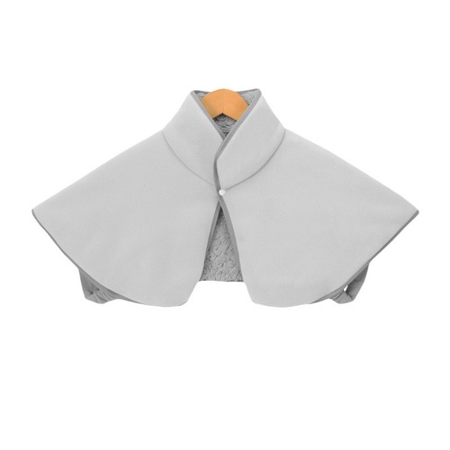 Factory direct sales new autumn and winter Ollie velvet shawl winter warm plus velvet thickened double layer shoulder pads plush cotton vest