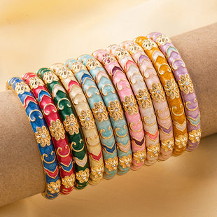 Cloisonné Palace Enamel Bracelet Women's Cloisonné Fashion Forbidden City Same Style Bracelet Jewelry Yunjin