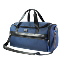 840d尼龙牛津布商务出差旅行包拼接pu行李包大容量男士随身登机包