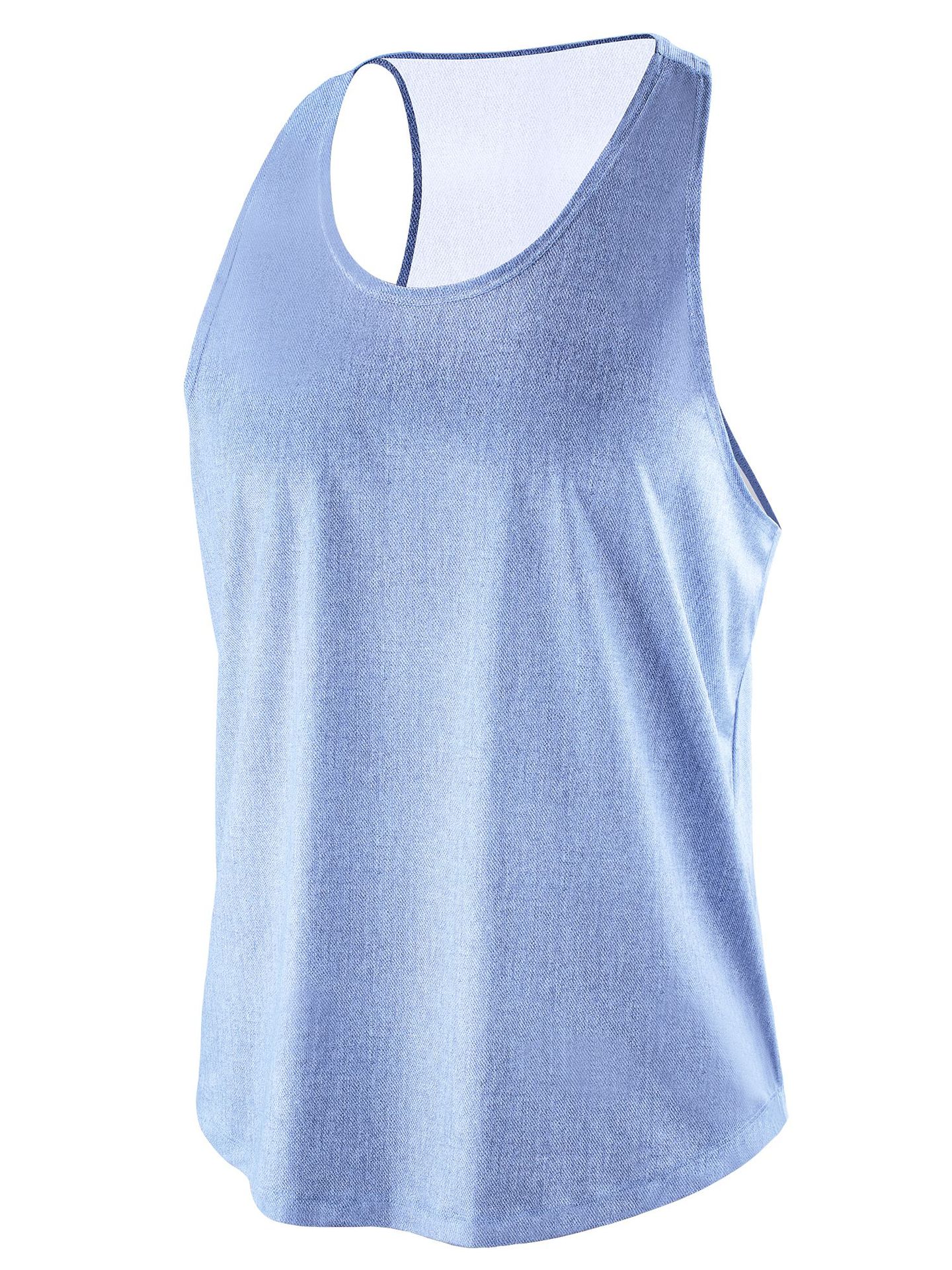 Chaleco deportivo informal holgado para hombre, camiseta sin mangas transpirable de secado rápido, camiseta para baloncesto, correr, fitness, maratón, entrenamiento