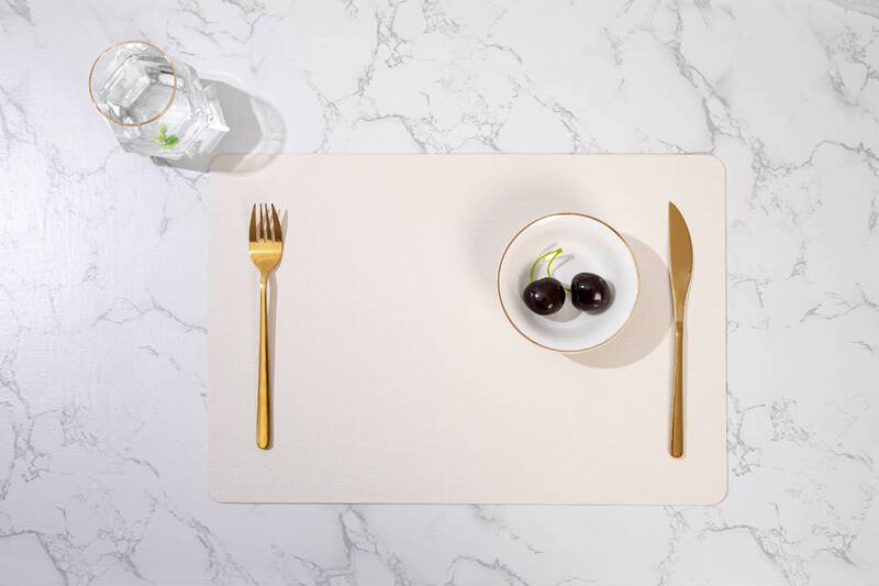 北欧insシンプルなテーブルマット革のテーブルマット両面アイデアpu洋食マットスポット卸売り防水断熱マット|undefined