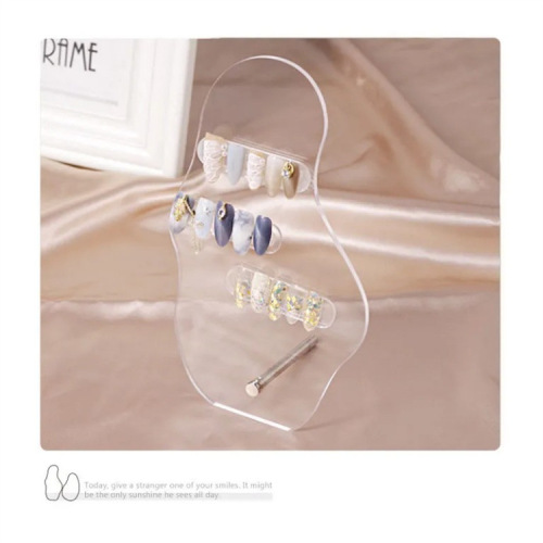 Internet celebrity Japanese-style acrylic manicure style work display board sample high-end double-sided tape color card sample for opening a store