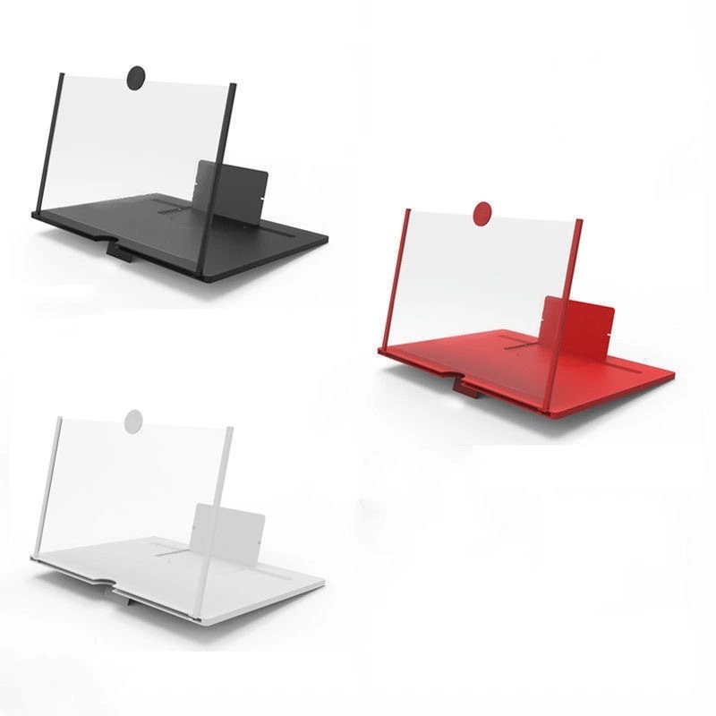 F3携帯電話デスクトップスクリーンアンプストレッチ携帯電話スタンド3dスクリーンハイビジョン携帯電話拡大鏡10インチ12インチ|undefined