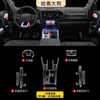 Car interior film – Hd-Tpu - full-interior-set-without-screen