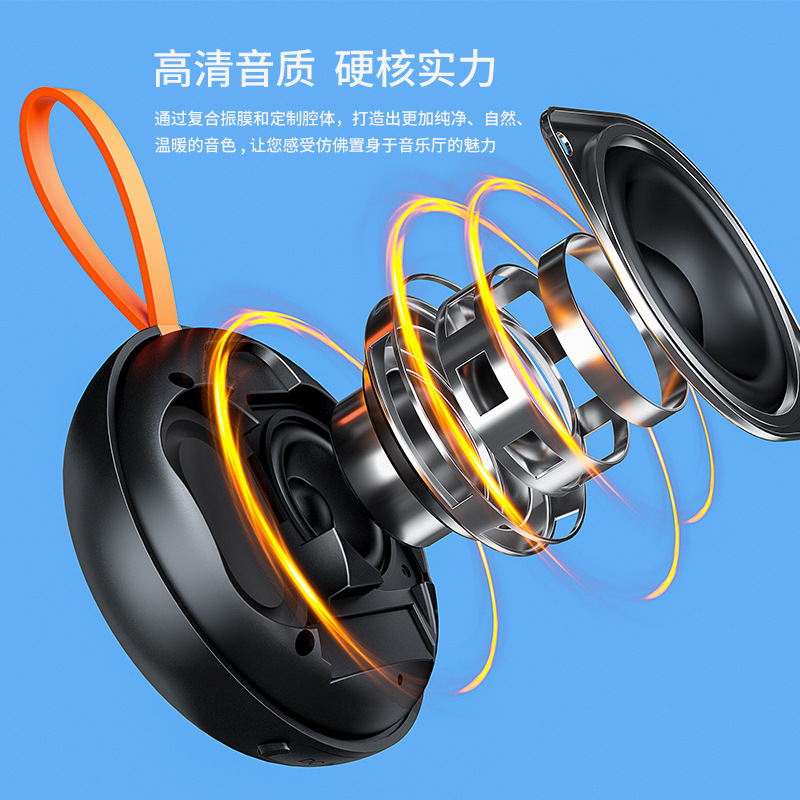 Nuevo altavoz Bluetooth inalámbrico transfronterizo mini mini altoparlante de larga duración pequeño altoparlante de subwoofer portátil al aire libre