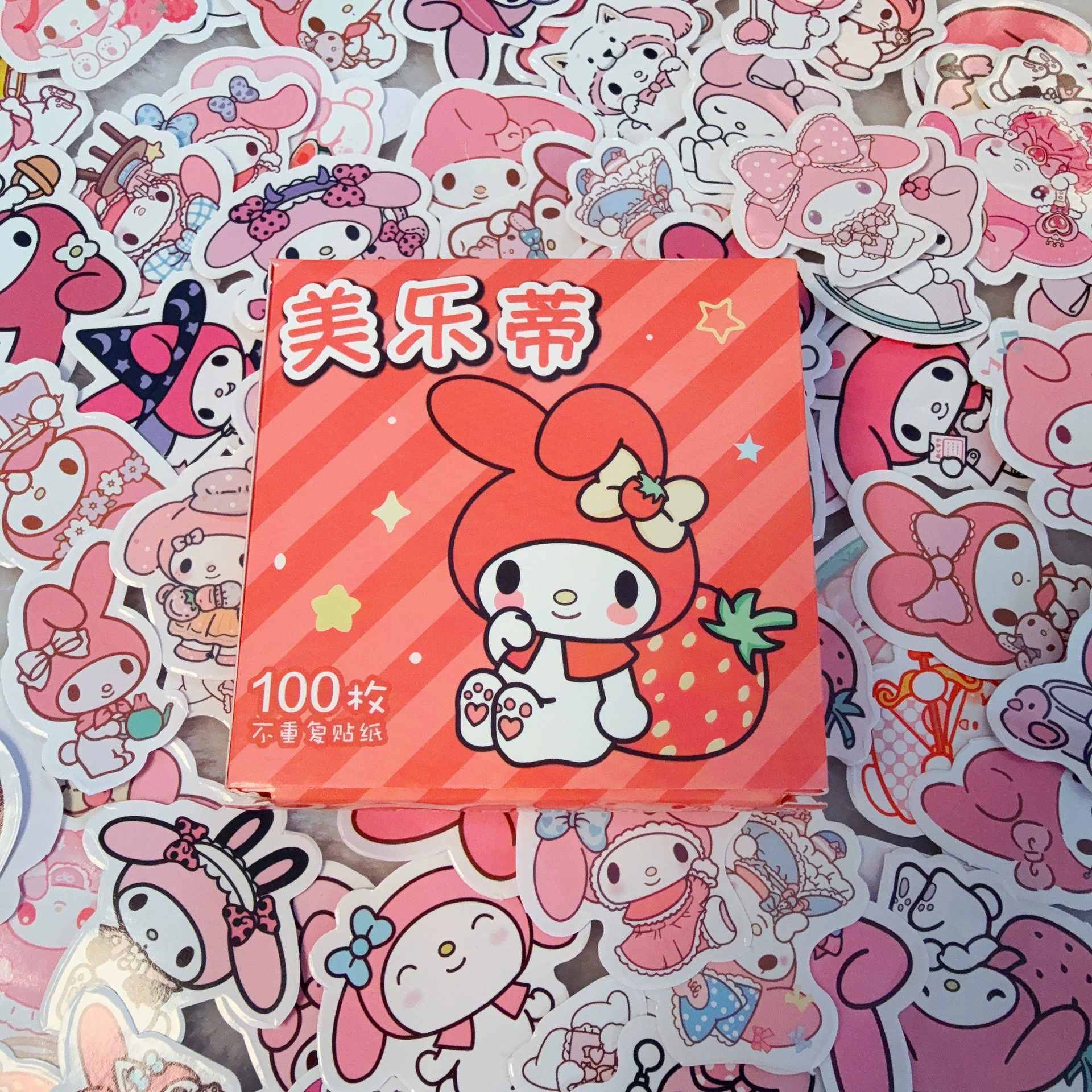 Стикер Sanrio водонепроницаемый резервуар Lomi Hello Kitty кот детские наклейки большие уши пудинг собака масло медведь