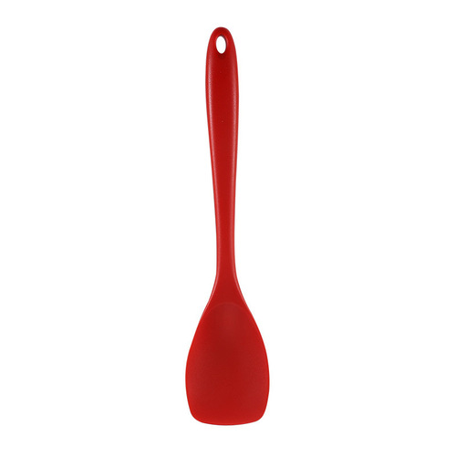 Silicone flat head spatula large salad duck tongue more integrated all-inclusive butter and cream soup spoon non-stick pan spatula silicone kitchenware