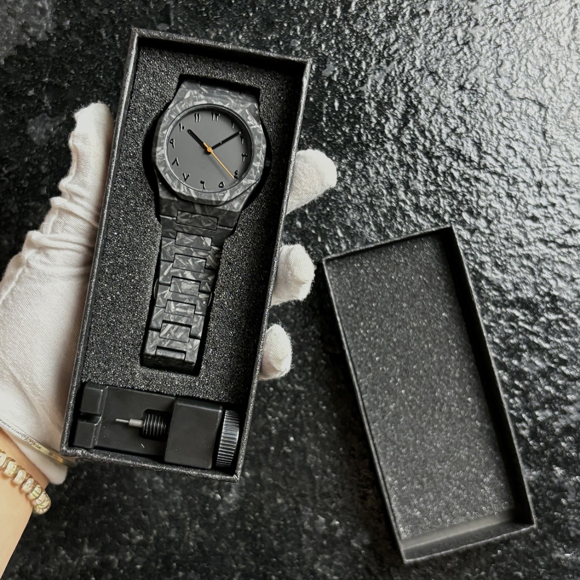 1158-44 domestic movement battery double snap button