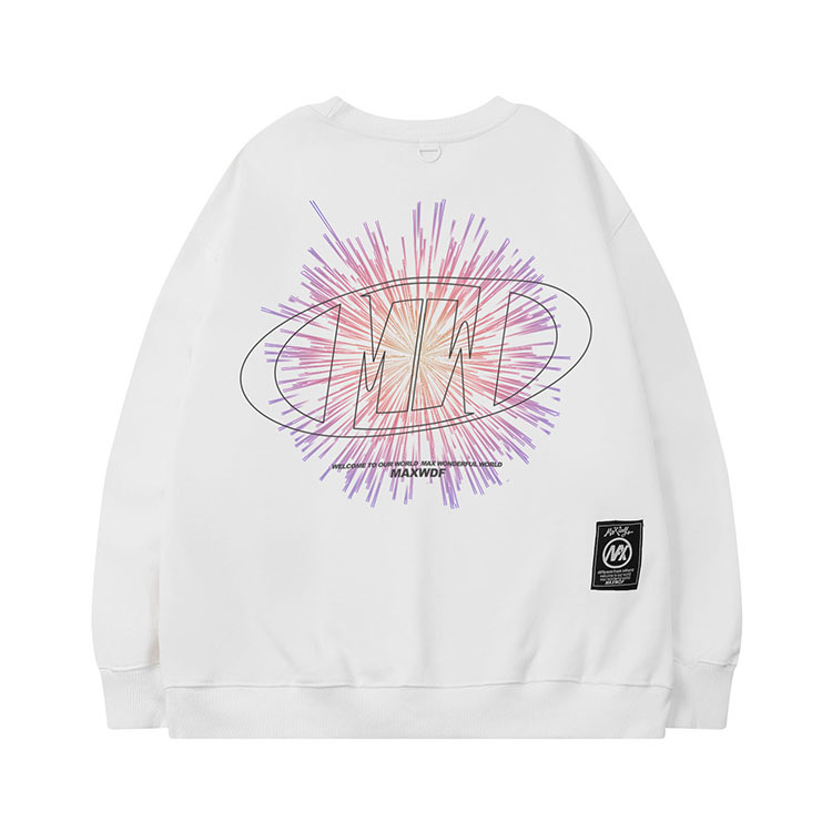 Men's Clothing round neck pullover sweatshirt original Dongshankou design couple style heavyweight high street Japanese style_voghion.com