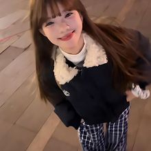 棉衣棉服女2025年新款冬季加厚学生小个子面包服美式复古短款棉袄