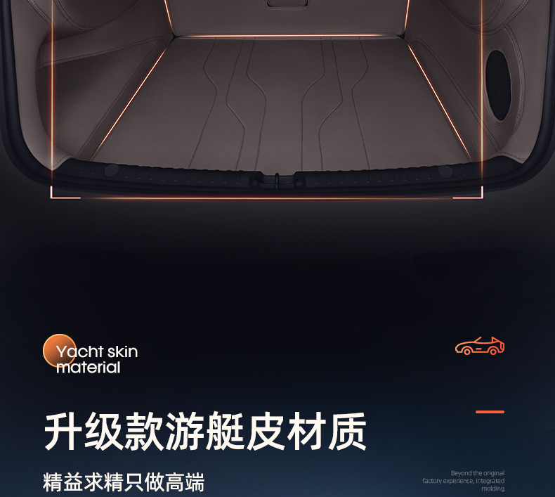Dedicated to BYD Han trunk mat fully surrounded by 25 tail box mat DM-i glory version EV a generation of hair