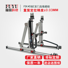 FUYU滚珠丝杆开放式龙门双轴丝杆模组 非标定制三轴运动直线模组