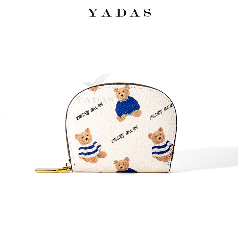 Yadas monedero pu moda pequeñas señoras womenpurse gran capacidad monedero