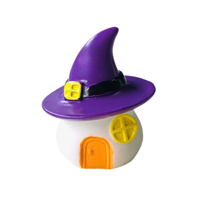 Linda calabaza linterna casa fantasma vampiro micro paisaje decoración nueva casa creativa decoración de Halloween