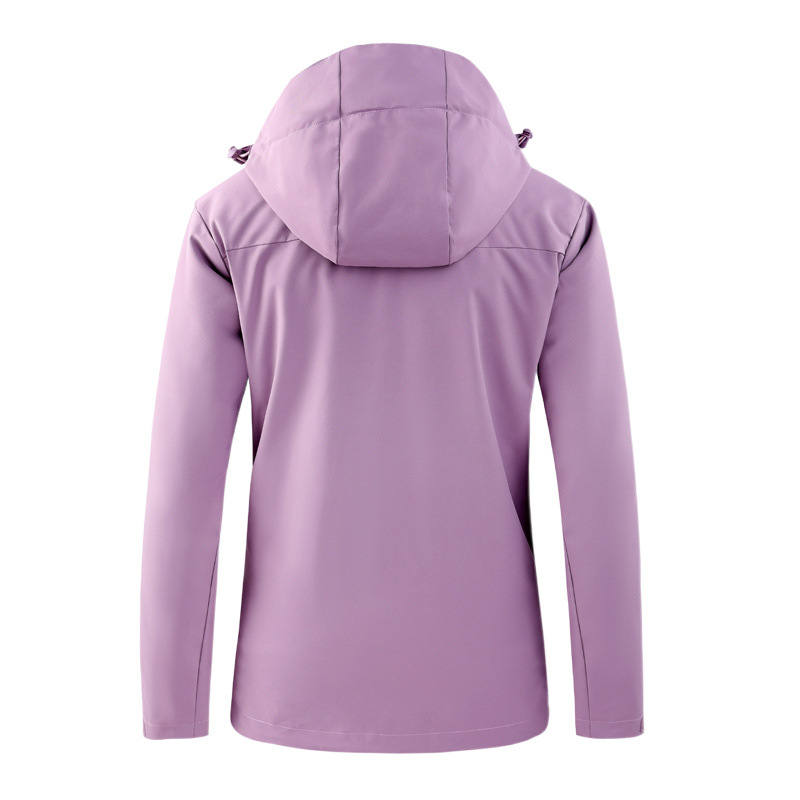 Hombres y mujeres al aire libre impermeable al aire libre tres en dos piezas conjunto de revestimiento de plumón desmontable chaqueta de frío abrigo de moda image 5