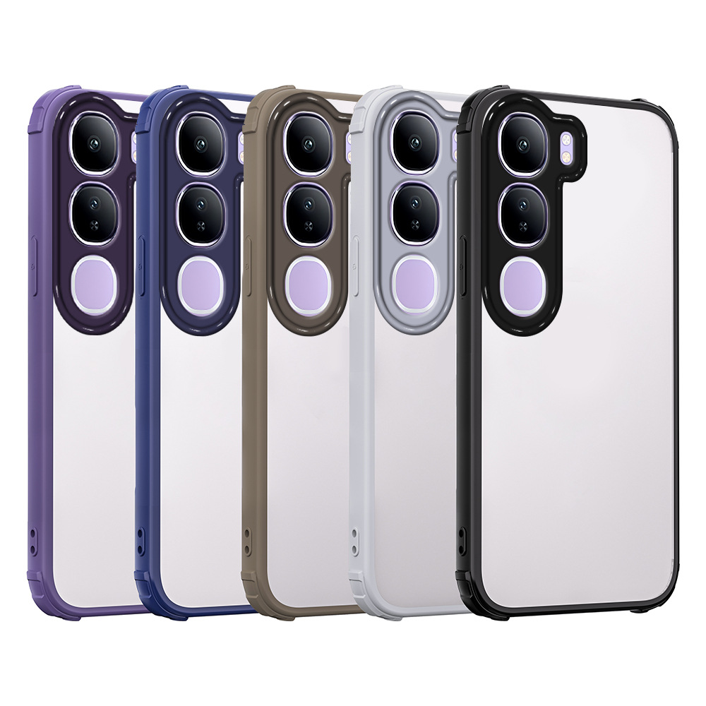 Suitable for Vivoy21D Mobile Phone Case Transparent Four-Corner Shield Vivov60Lite Anti-Fall S18/S19Pro/Y28