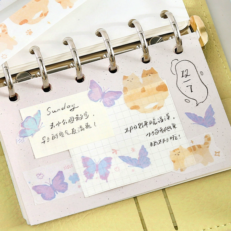 Заметка Jilu для клейкой ленты Washi Spring Ballade серии японская свежая сумочка ручной работы декоративная лента для tying