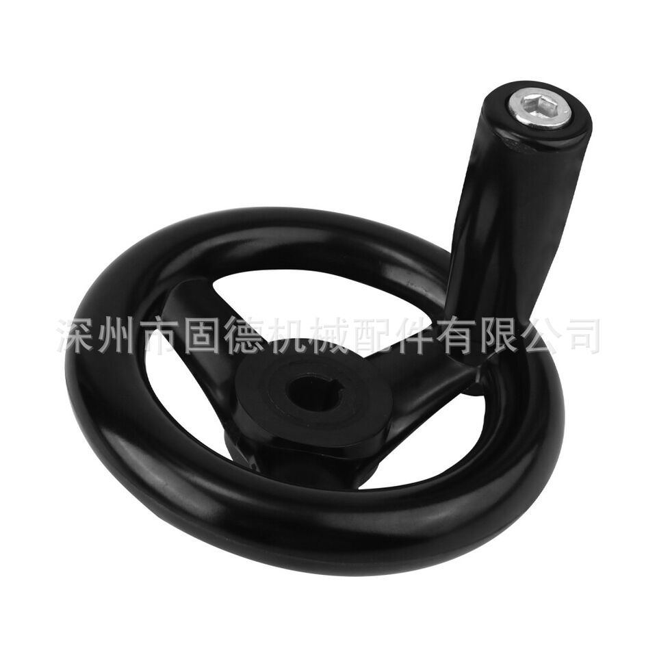 深州固德半自动化设备手动调整磨床 手轮 铣床用手轮胶木手轮