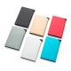 Factory direct supply aluminum alloy rfid blocking automatic pop-up credit card box card bag laser logo