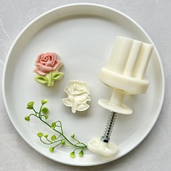 50グラム立体バラの花シミュレーション焙煎金型セットバラの手押し月餅緑豆菓子型