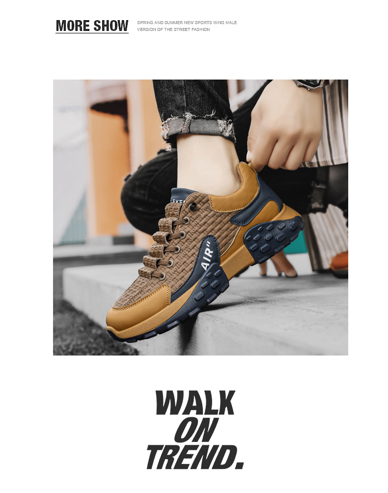 Chaussures pour hommes confortables et neuves, chaussures de sport à semelle épaisse tout-en-un, décontractées pour hommes_voghion.com