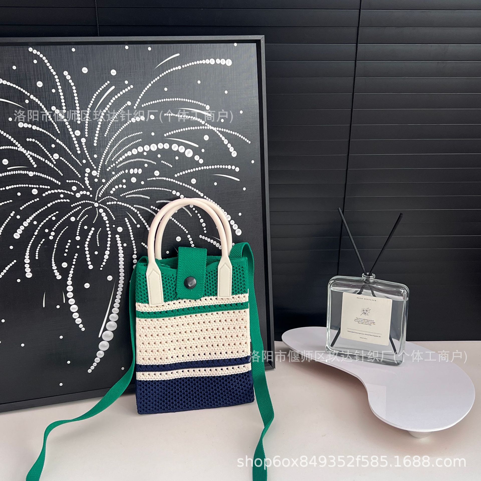 J-중공 녹색 쌀 파란색