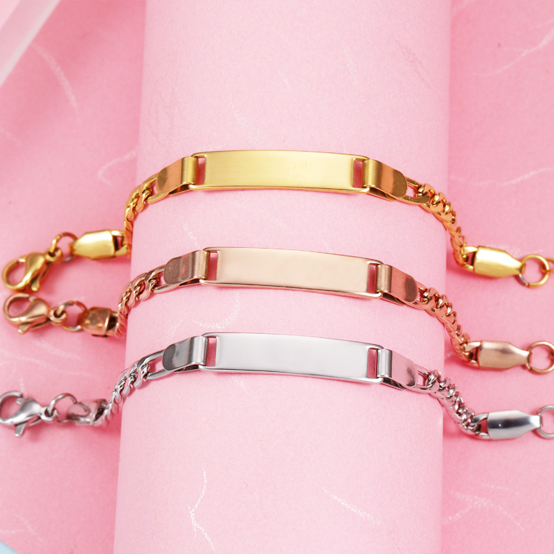 (Cross-border trading), small children's jewelry stainless steel, bracelet, Birthday gift, European style