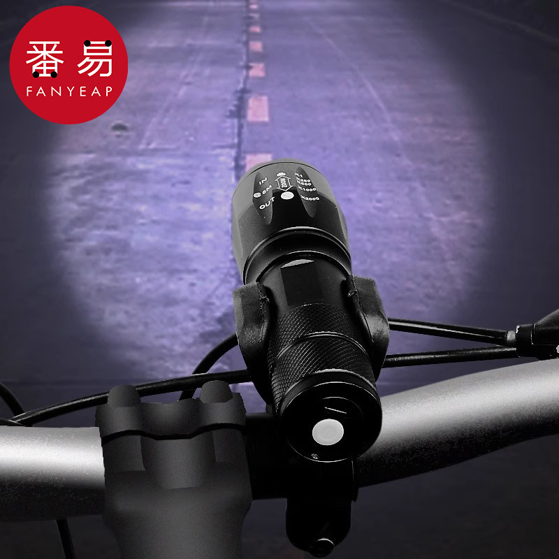 Envío gratis de una pieza/linterna AC1S43-Paseo nocturno en bicicleta Camping al aire libre Mini luz linterna de carga de montaña