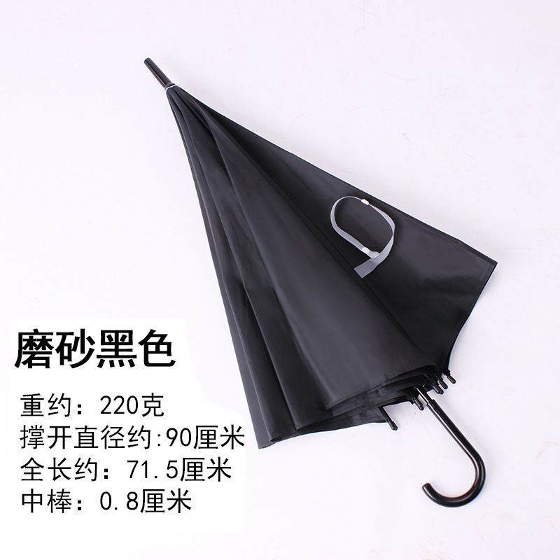 长柄雨伞防晒防紫外线小清新女透明小学生黑色仙女男生简约单人网|undefined