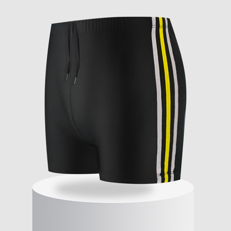 Bañador de natación de los hombres de la moda anti-vergüenza color a juego boxeador playa traje de baño playa de aguas termales pantalones cortos de natación ventas directas de la fábrica