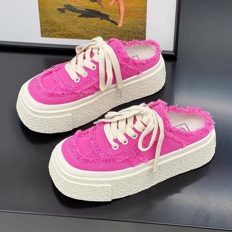 Zapatos para caminar para mujer Zapatos de baloncesto Zapatos deportivos Zapatillas de deporte Suela de goma Zapatillas de deporte versátiles_voghion.com