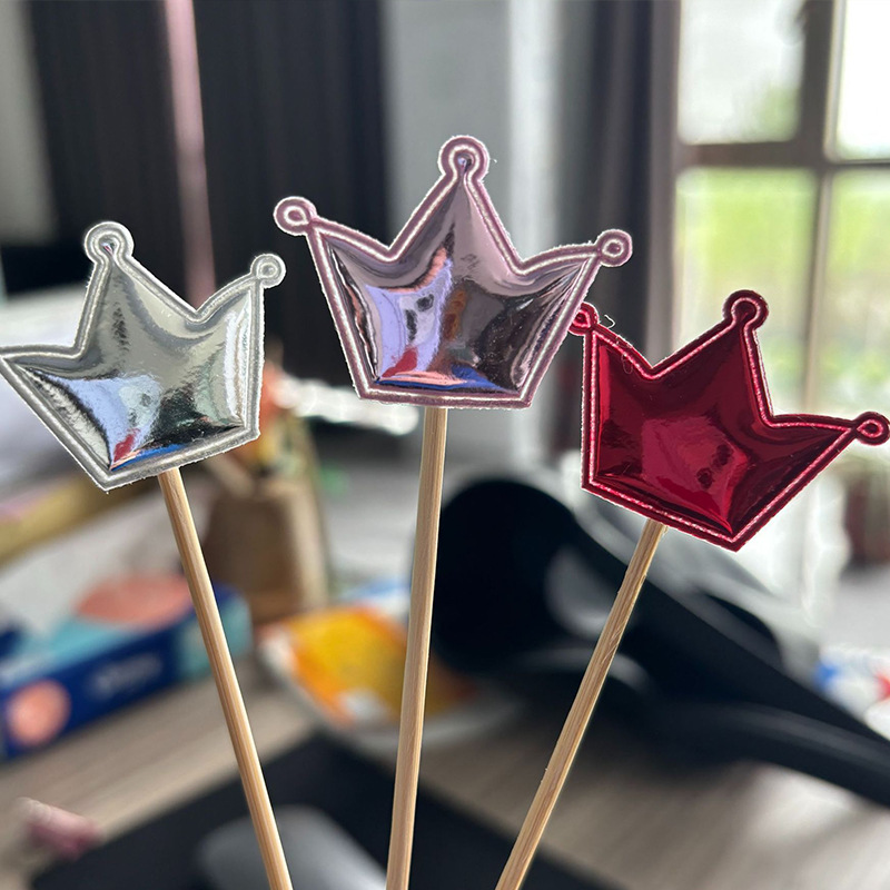 Nuevo producto decoración palo de bambú 100 piezas/paquete de fruta de dibujos animados lindo palo de bambú palo de hamburguesa palo de cóctel palo de bocadillo Amazon