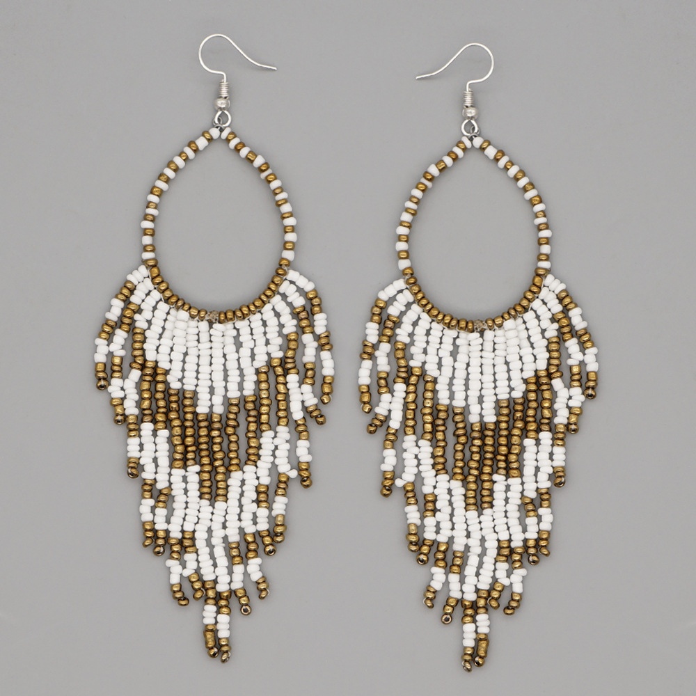 Cross-border Direct Supply Ins Special-interest Design Pastoral Style Earrings Trendy Design All-match Fashion Earrings Female Wholesale display picture 2