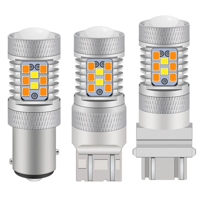 Led Two-Color Brake Light Turn Signal 1156/1157/3157/7443 2835 28Smd Reversing Light (Brake light)