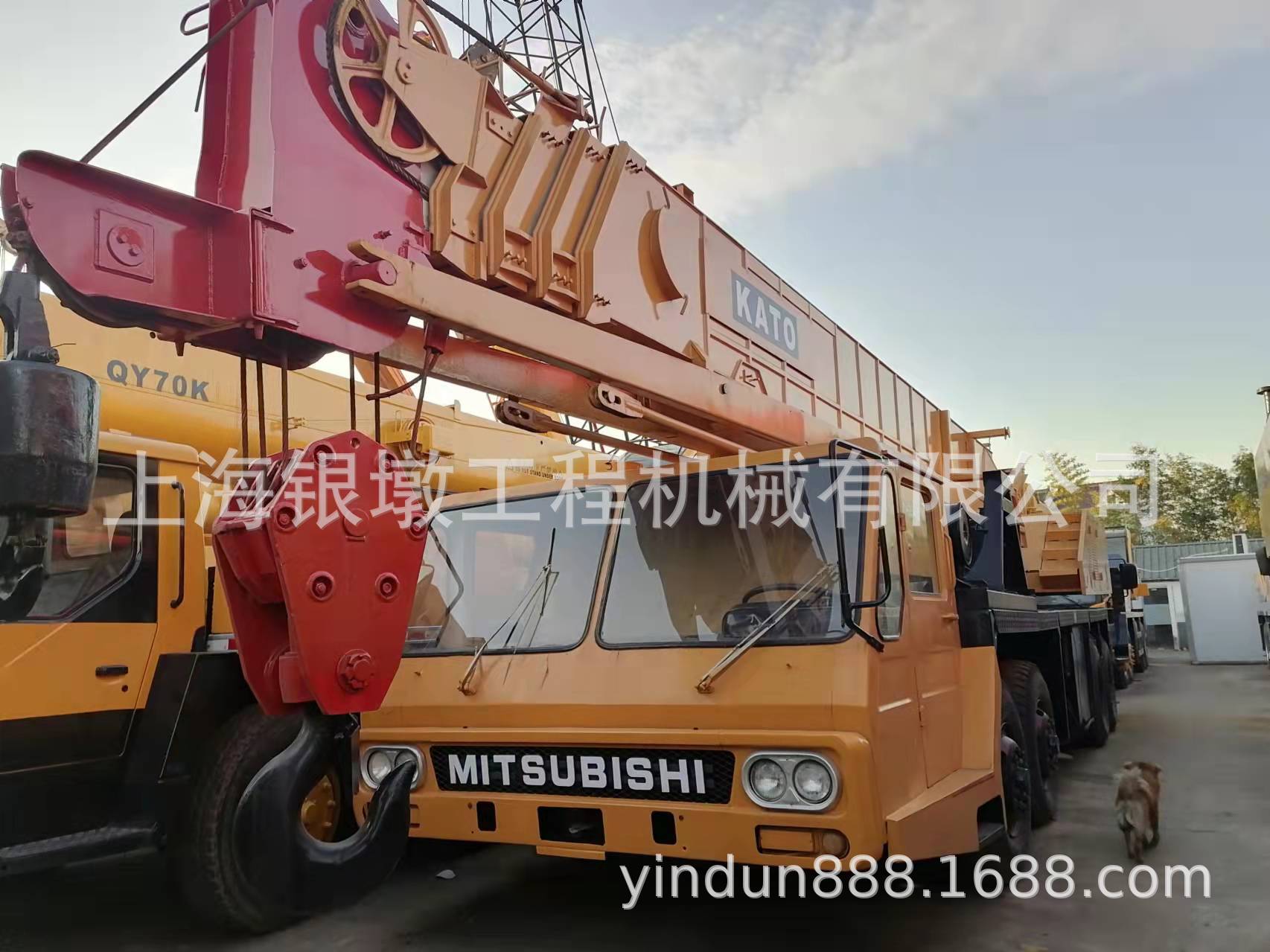 二手加藤50吨吊车 NK500E KATO crane 起重机出售重型吊装