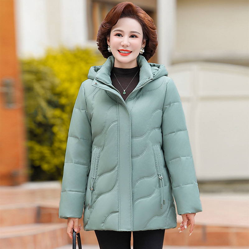 Elegant fashionable keep warm down jacket