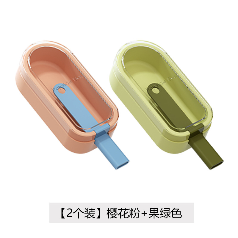 Molde de helado hecho en casa de verano fácil de desmoldear con cubierta molde de silicona de grado alimenticio molde de barra de queso casero