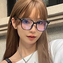 超轻镜架方形素颜黑框眼镜男女款痞帅大框防蓝光平光镜可配近视镜