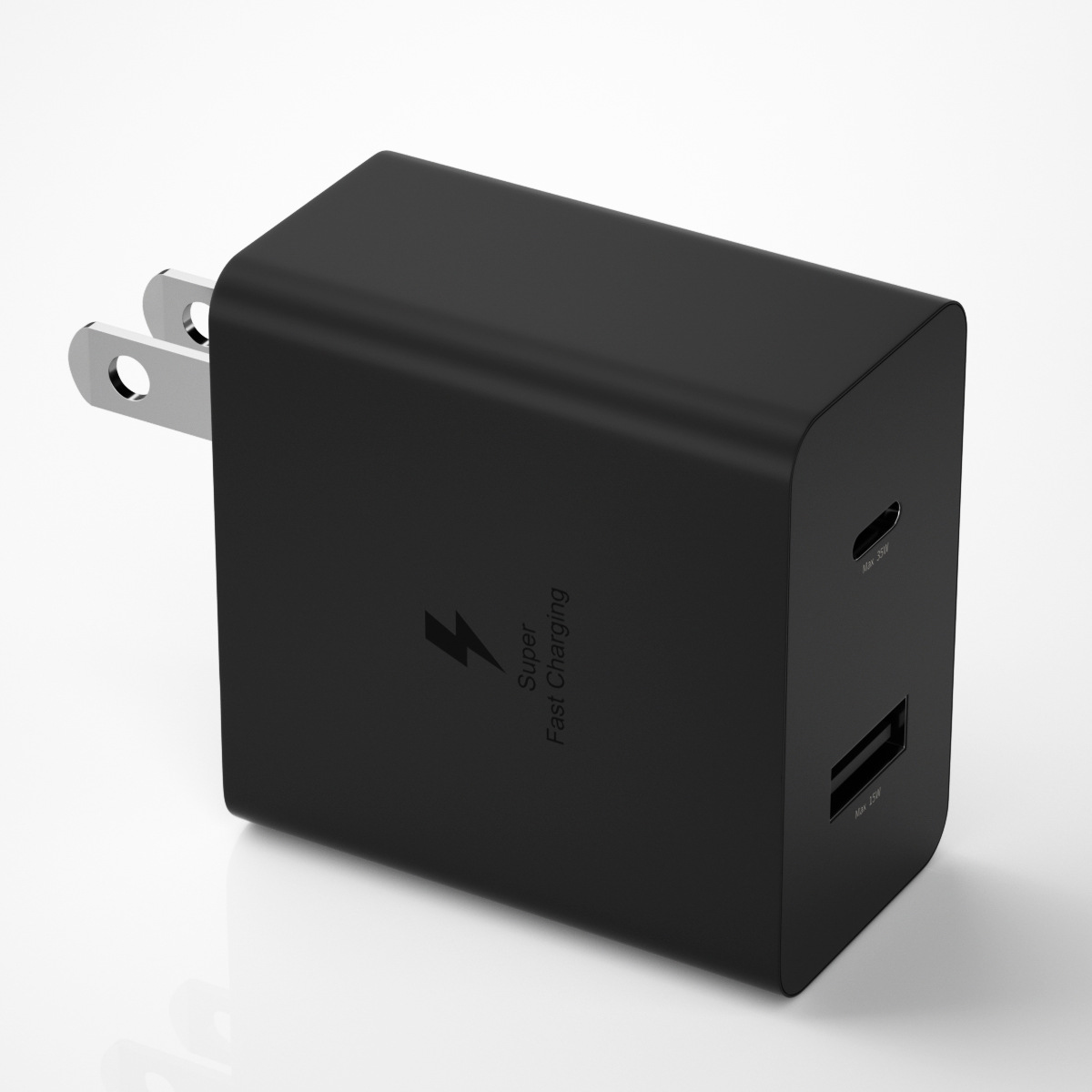 Adecuado para Samsung S22Ultra cargador pd35W Apple Huawei cabezal de carga A + C puerto dual carga rápida carga flash