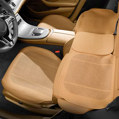 Seat cushion, seat cover, Four-Season Ventilation, Perforated and Breathable - akiyama-chestnut-3-piece-set-of-front-and-rear-seat-cushions