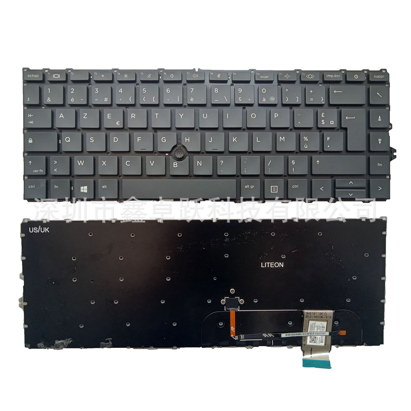 FR applicable to HP EliteBook 840 G 7 845 G 7 840 G 8 845 G8 keyboard