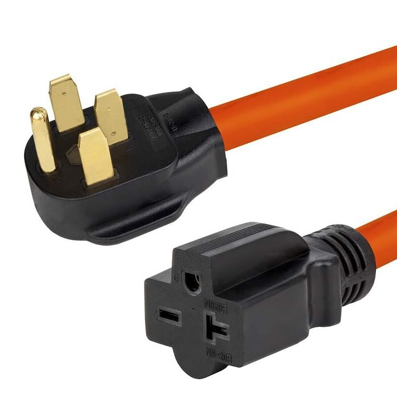 Heavy Duty 14-50P to 6-20R/6-15R T-Blade Adapter Dryer Advertising