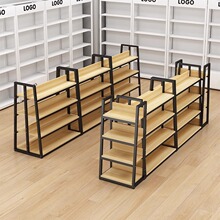 定制中岛柜双面超市货架展示台展示架多层零食架化妆品精品展柜