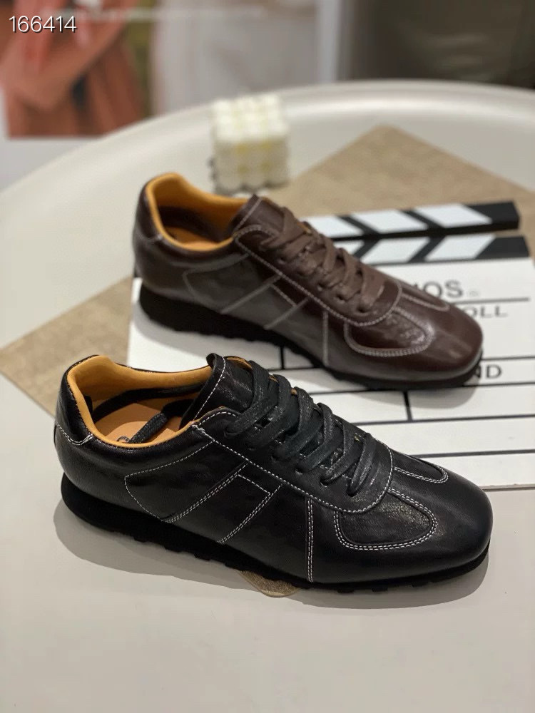 Giày sneaker nữ chunky đế dày da cừu tăng chiều cao 2025 — màu đen chi tiết 2