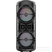 ZQS12201双12寸40W喇叭蓝牙音家用家庭ktv带麦克风K歌蓝牙音箱