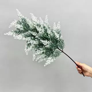 仿真绿植杉树枝雪松树枝造景仿真蕨类绿植圣诞树配件假树装饰藤条