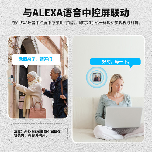 Doodle Smart Home WiFi Video Doorbell Camera Two-Way Audio Intercom Wireless Doorbell Security Night Vision Device